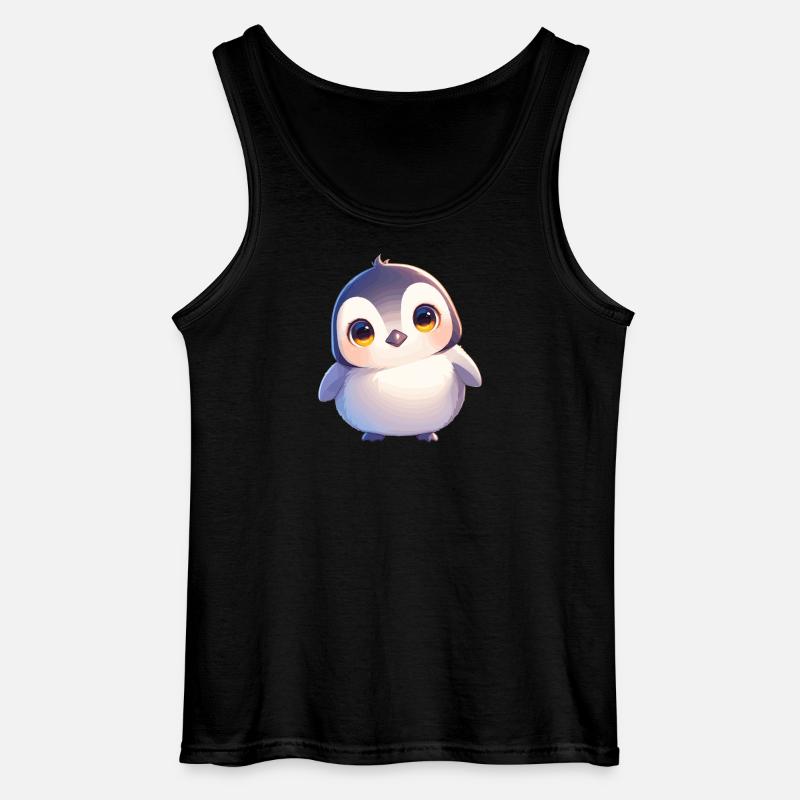 Penguins Penguin - Gildan Men’s Tank Top - black