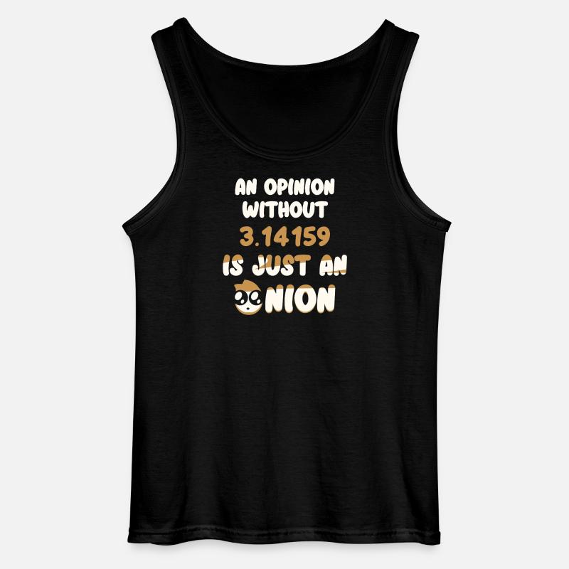 Funny Math Sayings Math Teacher - Gildan Men’s Tank Top - black