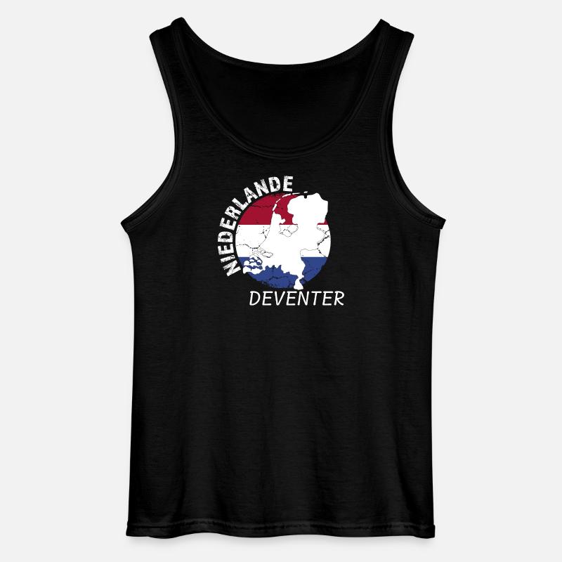Deventer - Gildan Männer Tank Top - Schwarz