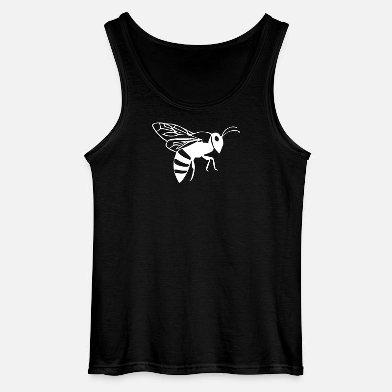 Bee Bee Beekeeper Gift - Gildan Men’s Tank Top - black