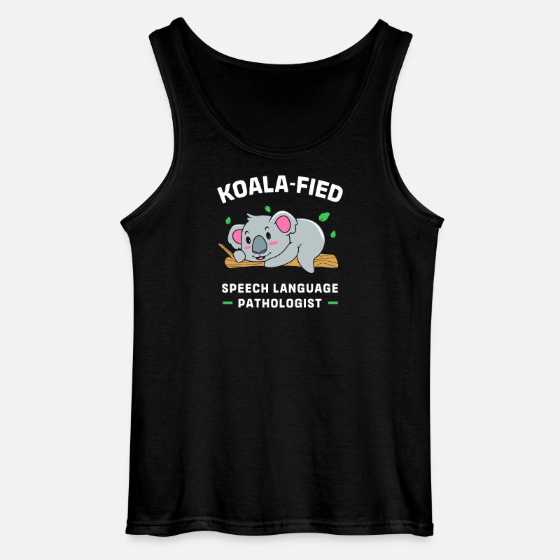Sprachpathologe SLP Logopäde - Gildan Männer Tank Top - Schwarz