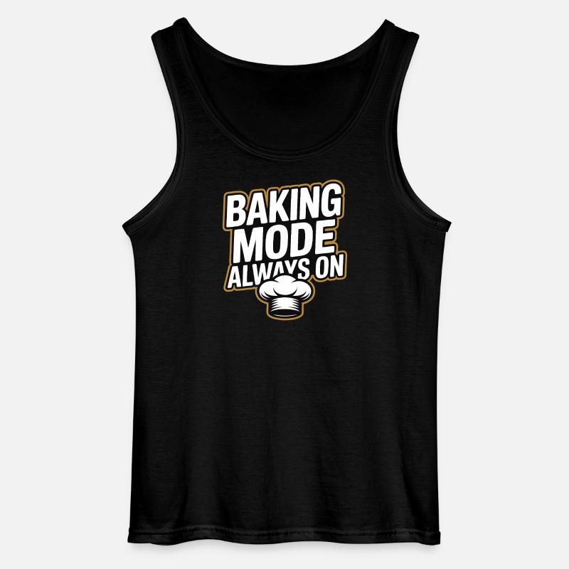 Baking Mode - Baking Mode Always On - Gildan Men’s Tank Top - black