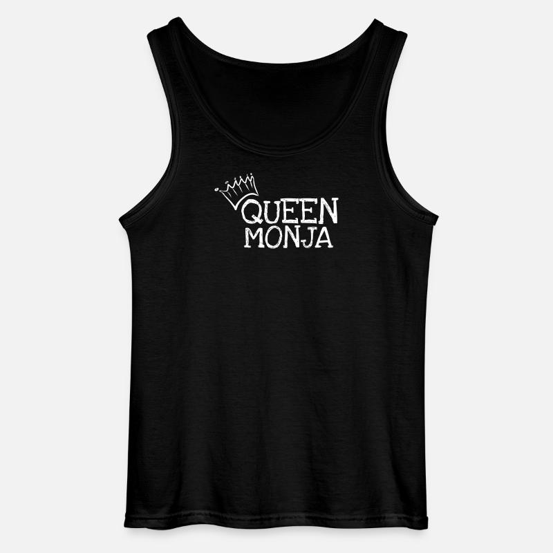 Vorname Monja - Gildan Männer Tank Top - Schwarz