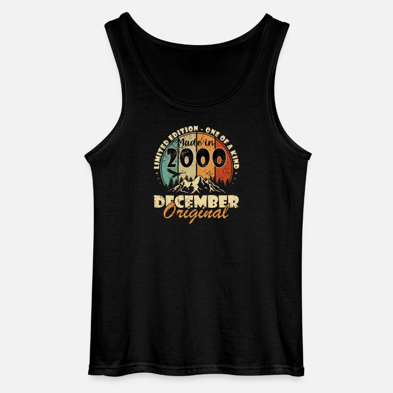 Dezember 2000 Jubiläum 2000 Dezember - Gildan Männer Tank Top - Schwarz