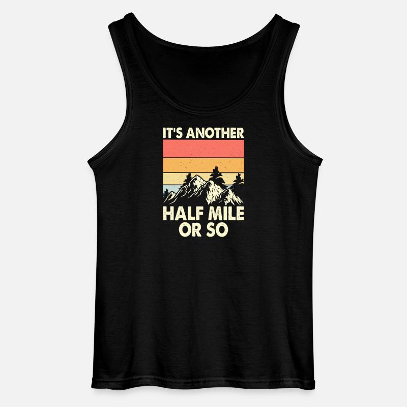 Wandern Wanderer Bergsteiger Geschenk - Gildan Männer Tank Top - Schwarz