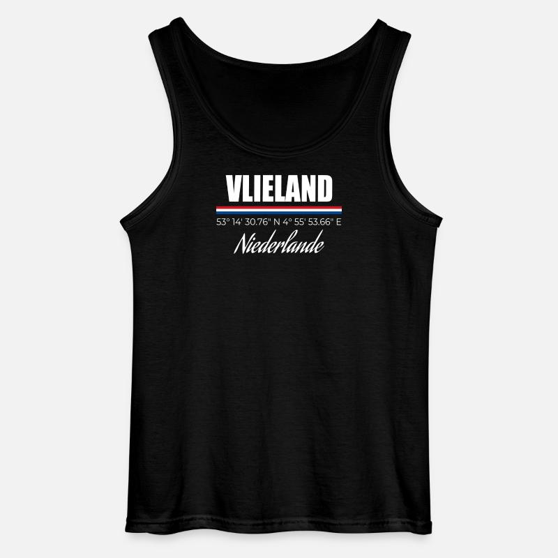 Vlieland - Gildan Männer Tank Top - Schwarz