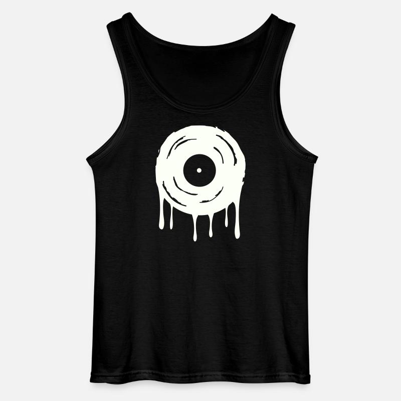Record - Gildan Men’s Tank Top - black