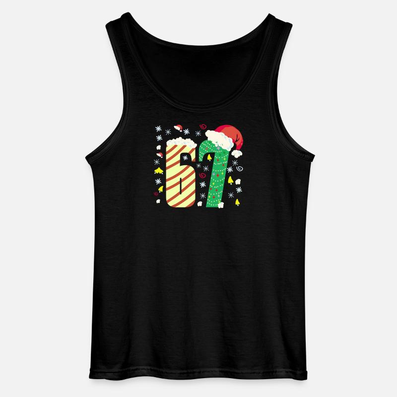 67 Christmas  - Gildan Männer Tank Top - Schwarz