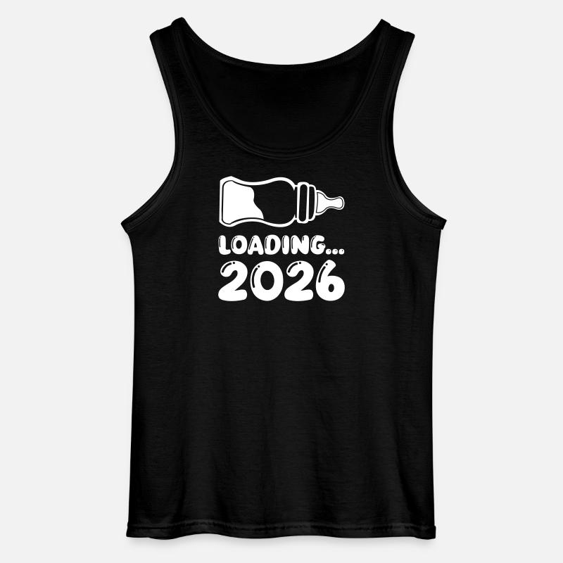 Loading 2026 Babyflasche - Gildan Männer Tank Top - Schwarz