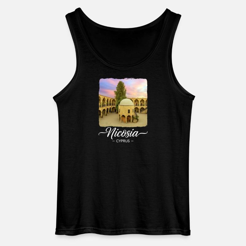 Nicosia Zypern - Gildan Männer Tank Top - Schwarz