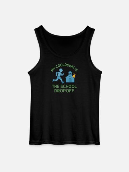Running Mom, Dad, Jogging Parents - Gildan Men’s Tank Top - black