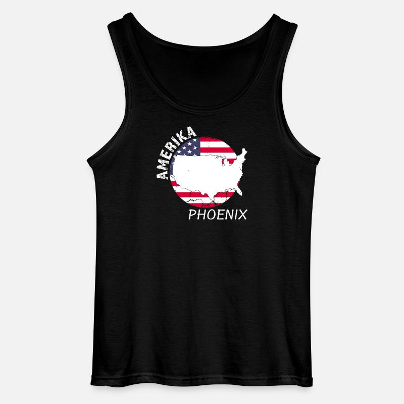 Phoenix - Gildan Männer Tank Top - Schwarz