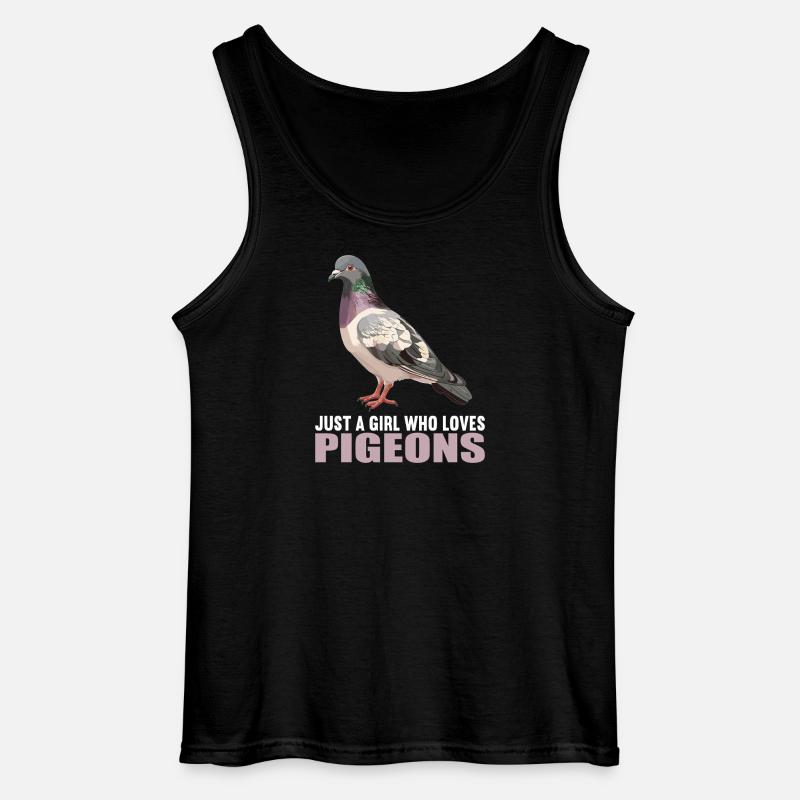 Tauben Taube - Gildan Männer Tank Top - Schwarz