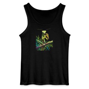 Gottesanbeterinnen Gottesanbeterin - Gildan Männer Tank Top - Schwarz - Vorne - AI Model Male 185 dark (185cm)