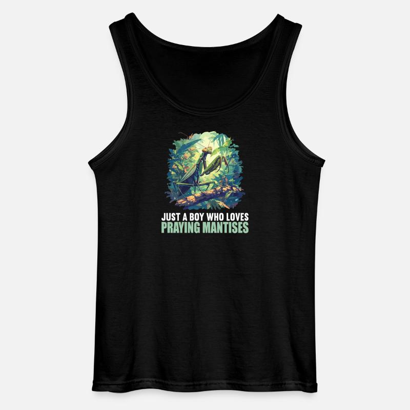Gottesanbeterinnen Gottesanbeterin - Gildan Männer Tank Top - Schwarz