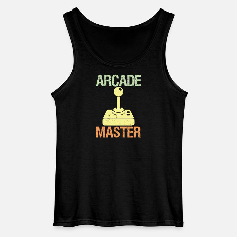 Arcade Master Classic Controller Retro Gaming  - Gildan Männer Tank Top - Schwarz