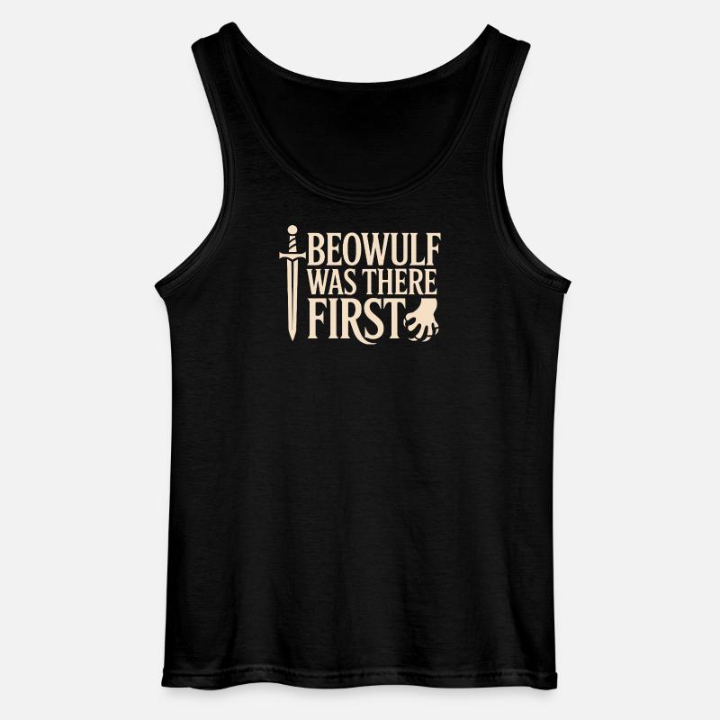 Altes Englisches Runenalphabet - Gildan Männer Tank Top - Schwarz