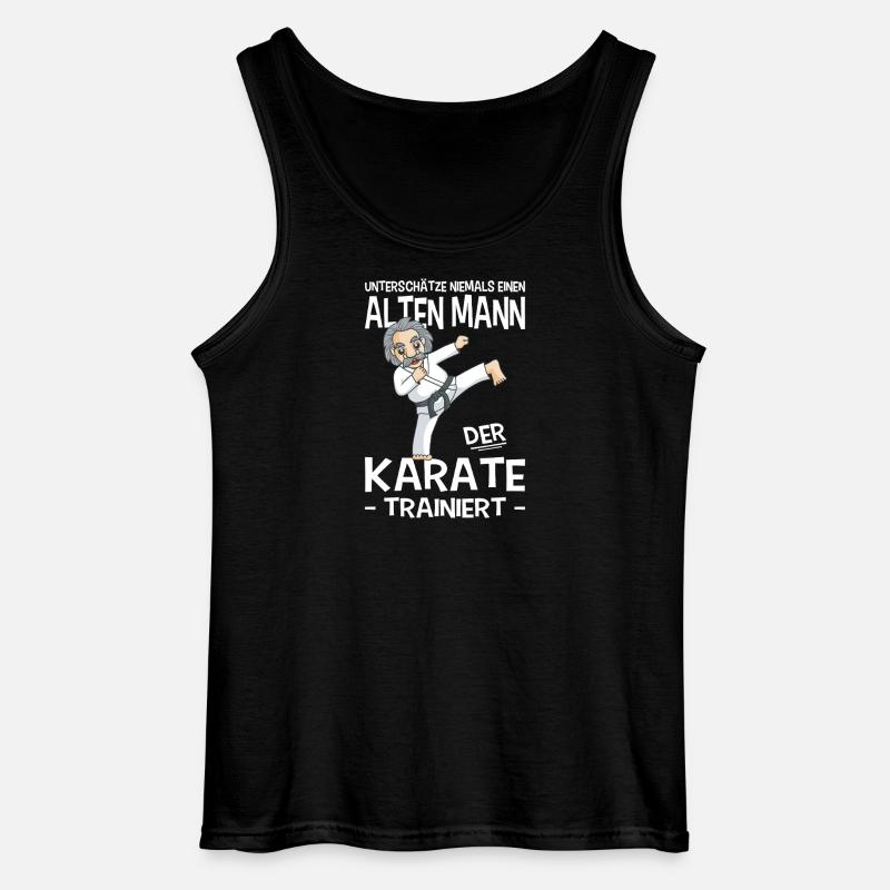 Karate Training Geschenke Karatetraining - Gildan Männer Tank Top - Schwarz