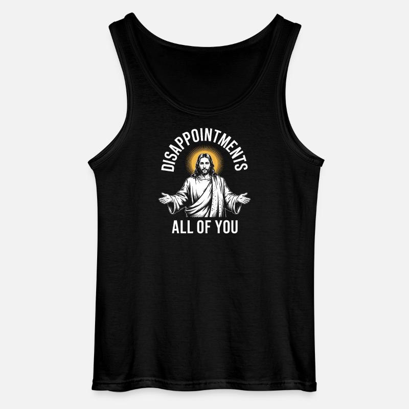 Enttäuschungen euch allen - Gildan Männer Tank Top - Schwarz
