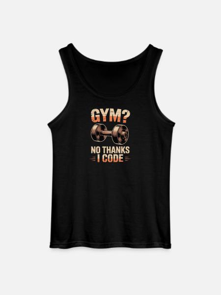 Witzige Grafik zum Thema Programmierung - Gildan Männer Tank Top - Schwarz