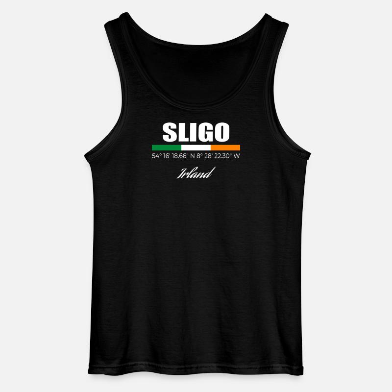 Sligo - Gildan Männer Tank Top - Schwarz