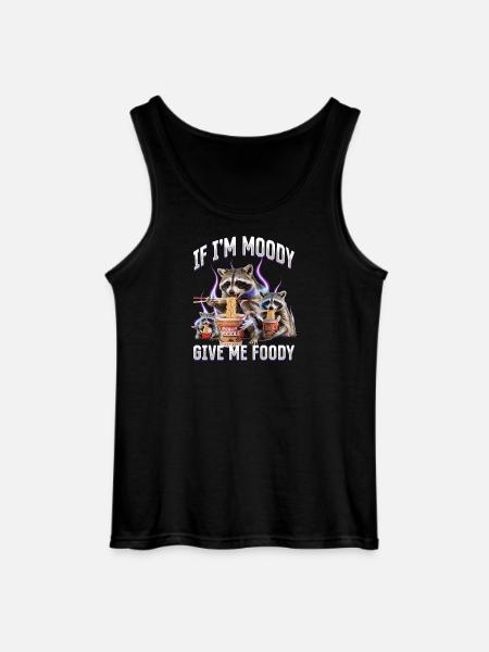 Funny Raccoon - Gildan Men’s Tank Top - black
