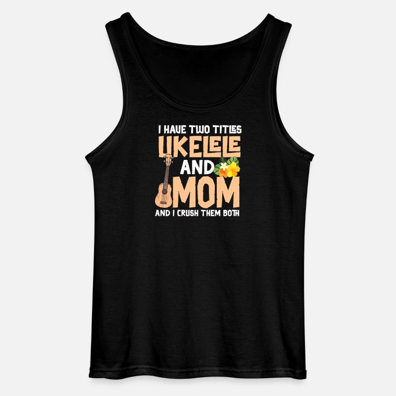 Hawaiian Ukulele Uke Mom I Have - Gildan Männer Tank Top - Schwarz