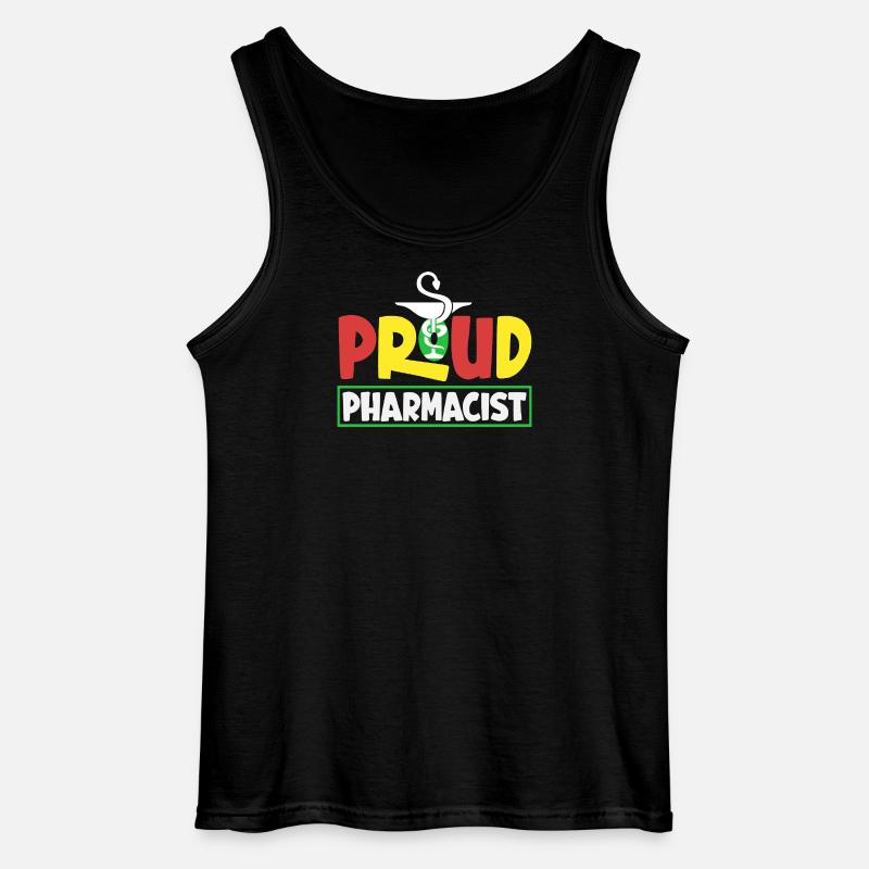 Apotheker Pharmazeutisch-technischer - Gildan Männer Tank Top - Schwarz