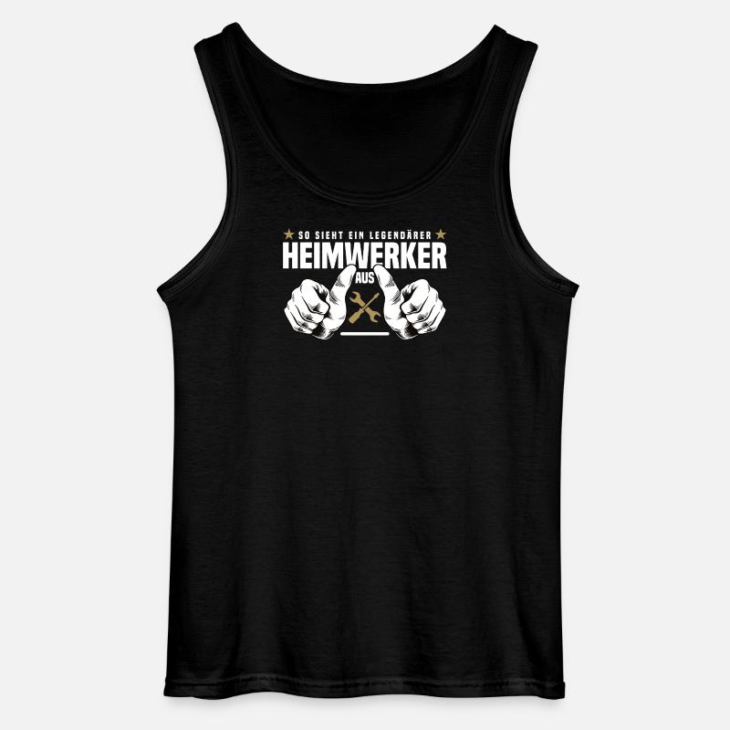 Heimwerker - Gildan Männer Tank Top - Schwarz