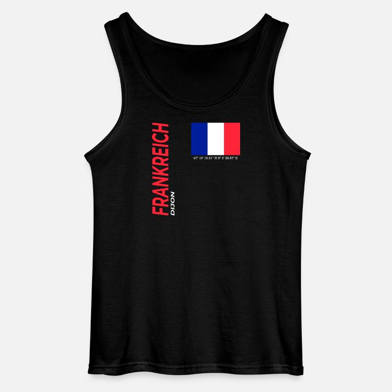 Dijon - Gildan Männer Tank Top - Schwarz