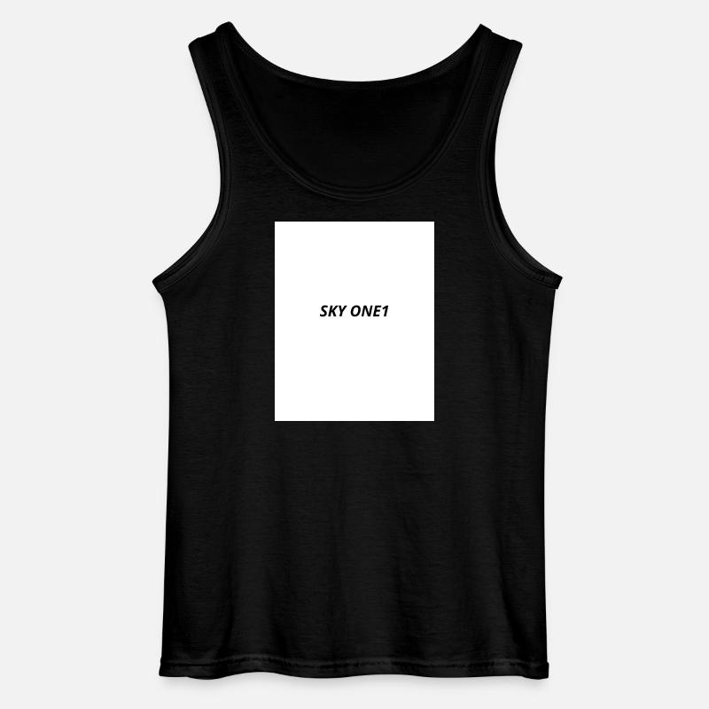 Sky_one_-1- - Gildan Männer Tank Top - Schwarz