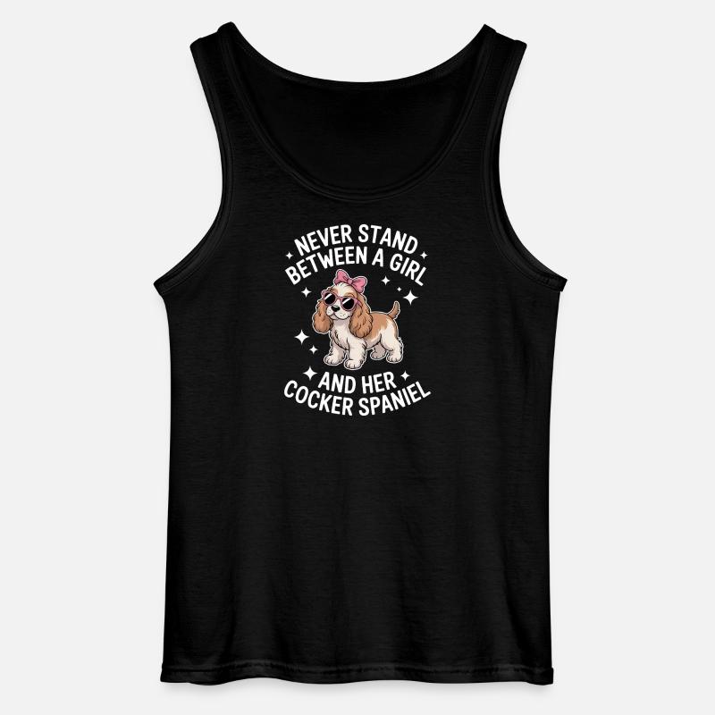 Cocker Spaniel Sprüche Cocker Spaniel Geschenk - Gildan Männer Tank Top - Schwarz