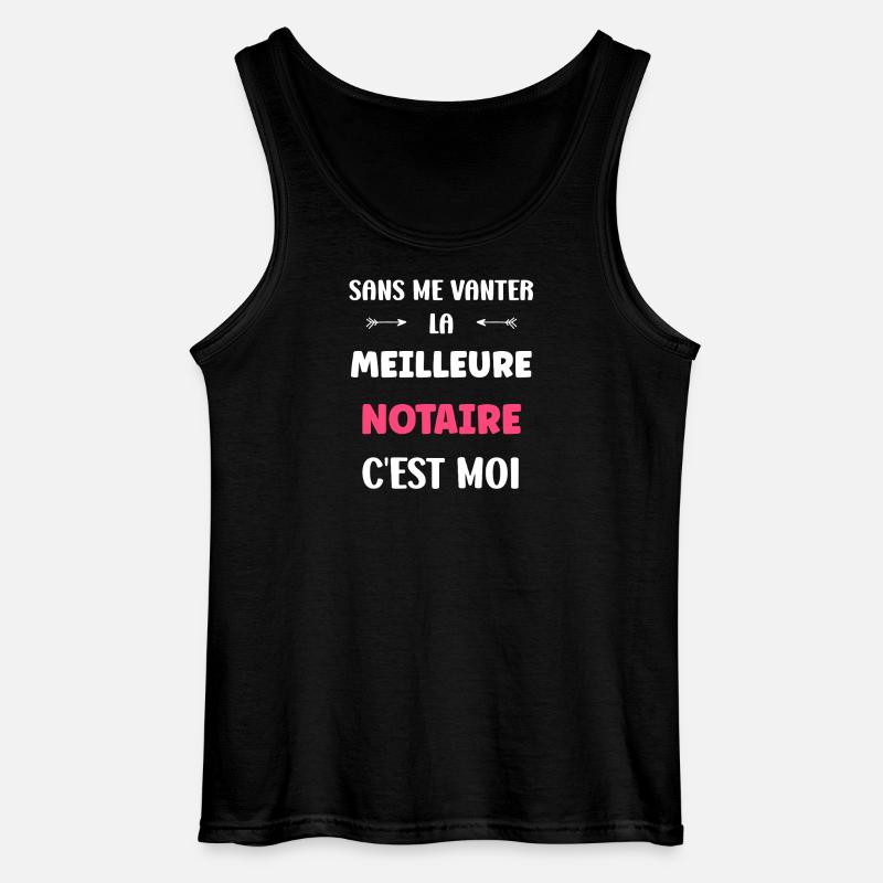 Notar - Gildan Männer Tank Top - Schwarz