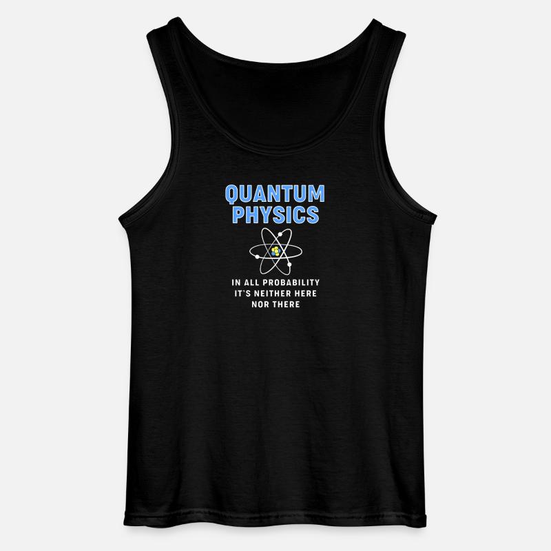 Quantensprung Quanten Physik Quantenphysik - Gildan Männer Tank Top - Schwarz