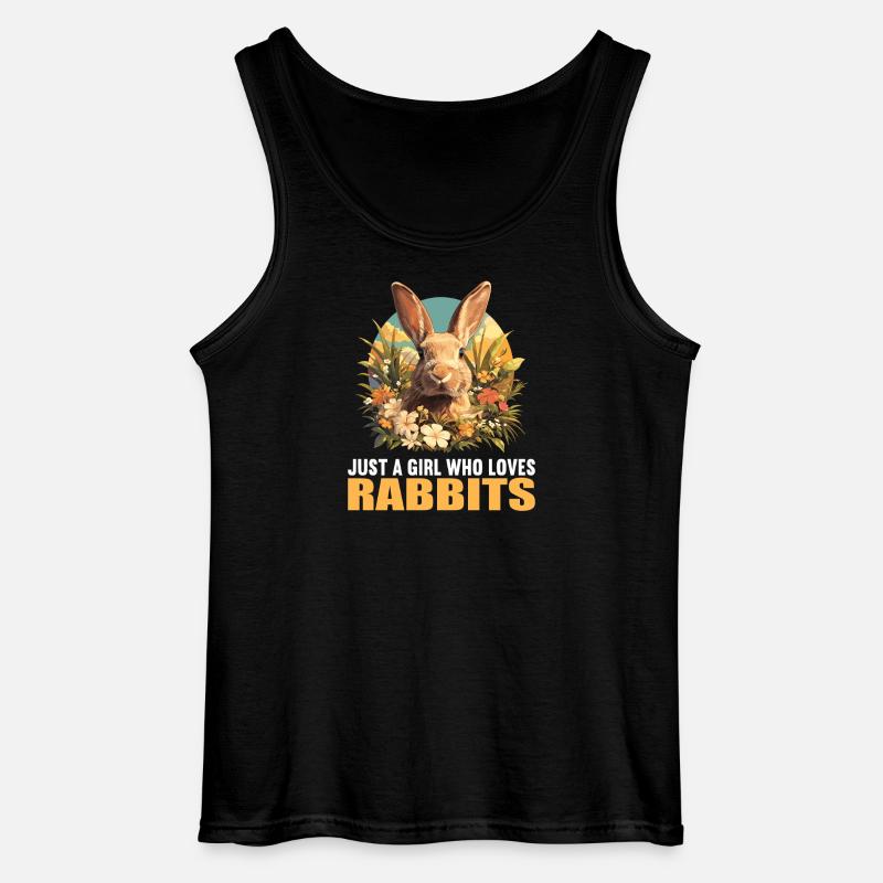 Hasen Hase - Gildan Männer Tank Top - Schwarz