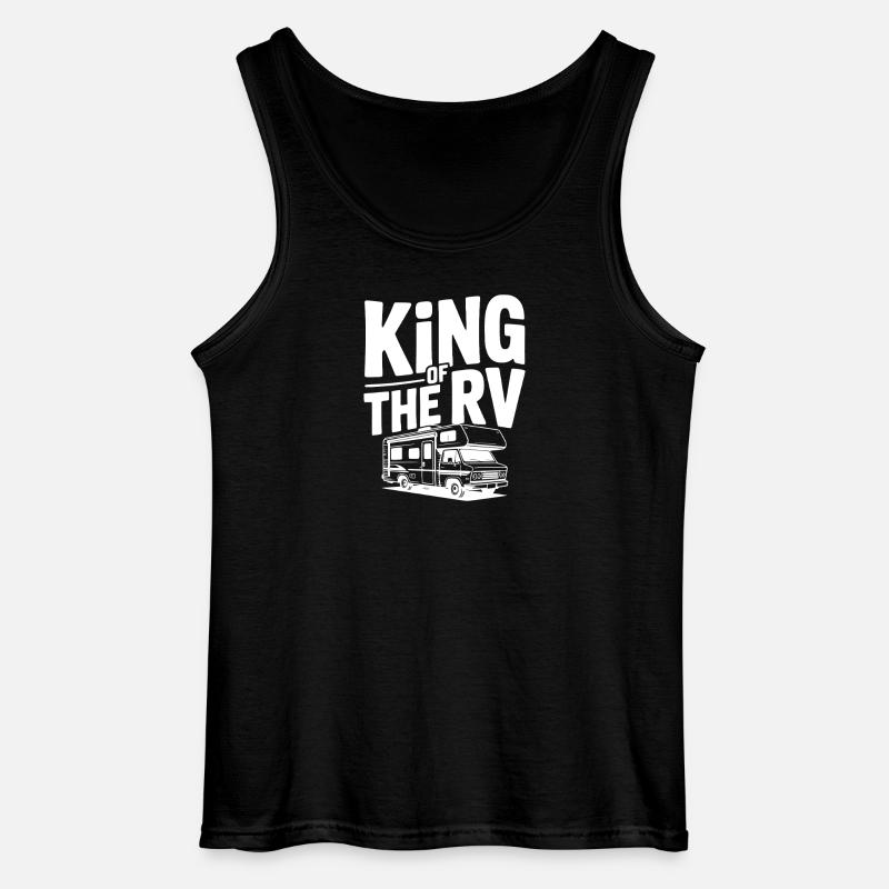 König der Wohnmobile - Gildan Männer Tank Top - Schwarz