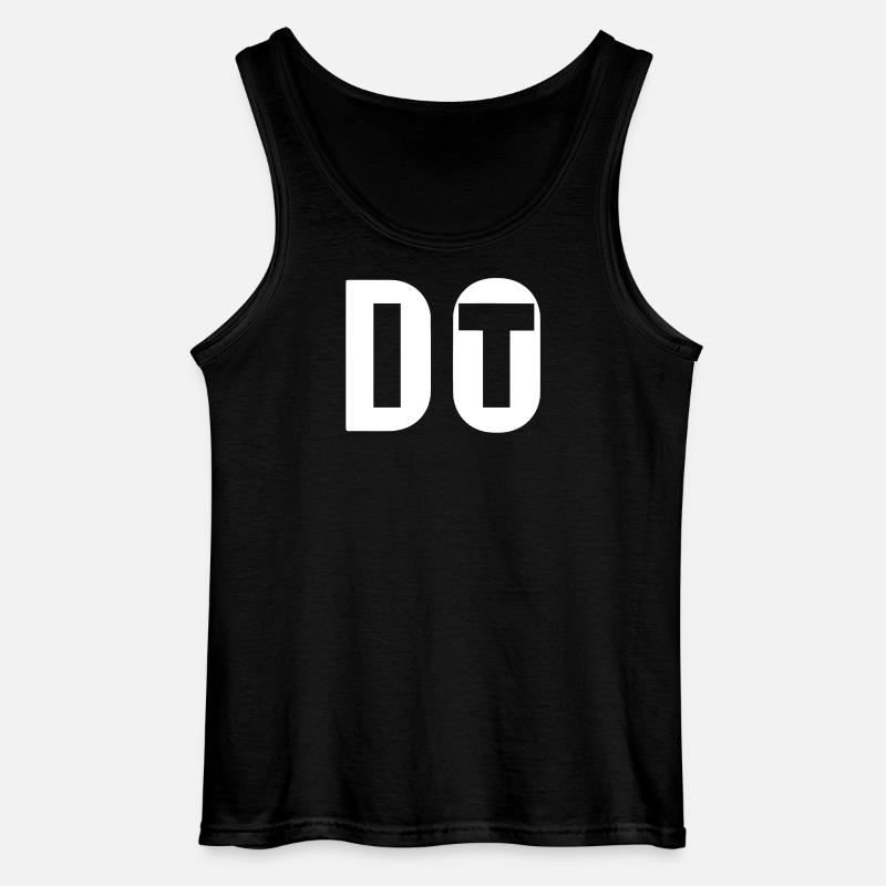 Do It Dont Quit - Gildan Männer Tank Top - Schwarz
