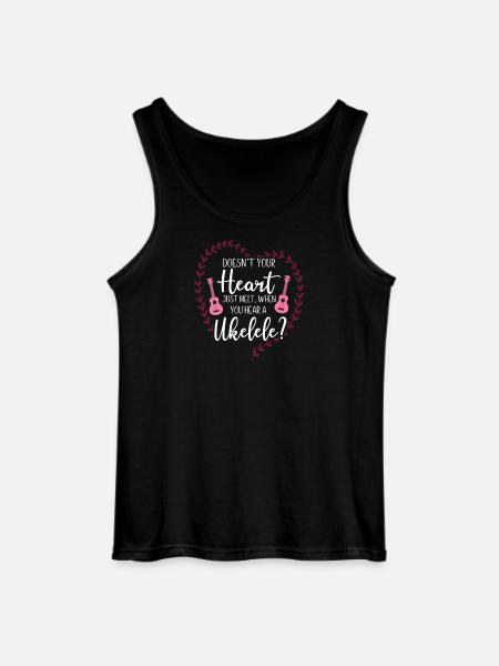 Hawaiian Ukulele Uke Doesn't Your - Gildan Men’s Tank Top - black