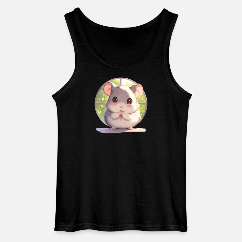 Ratten Ratte - Gildan Männer Tank Top - Schwarz