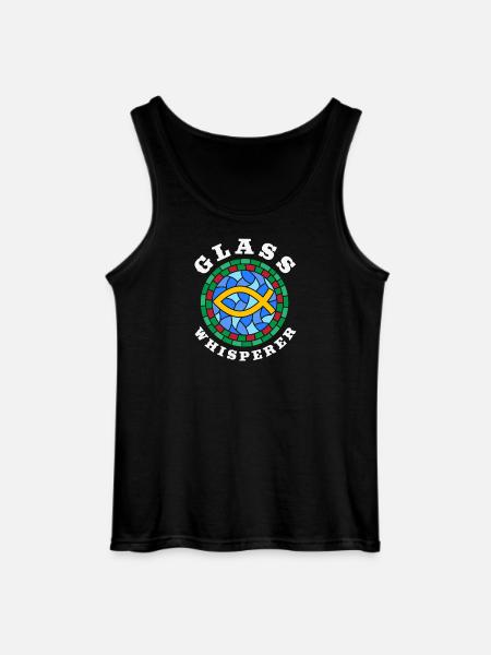 Buntglas-kunst Buntglas-künstler - Gildan Männer Tank Top - Schwarz