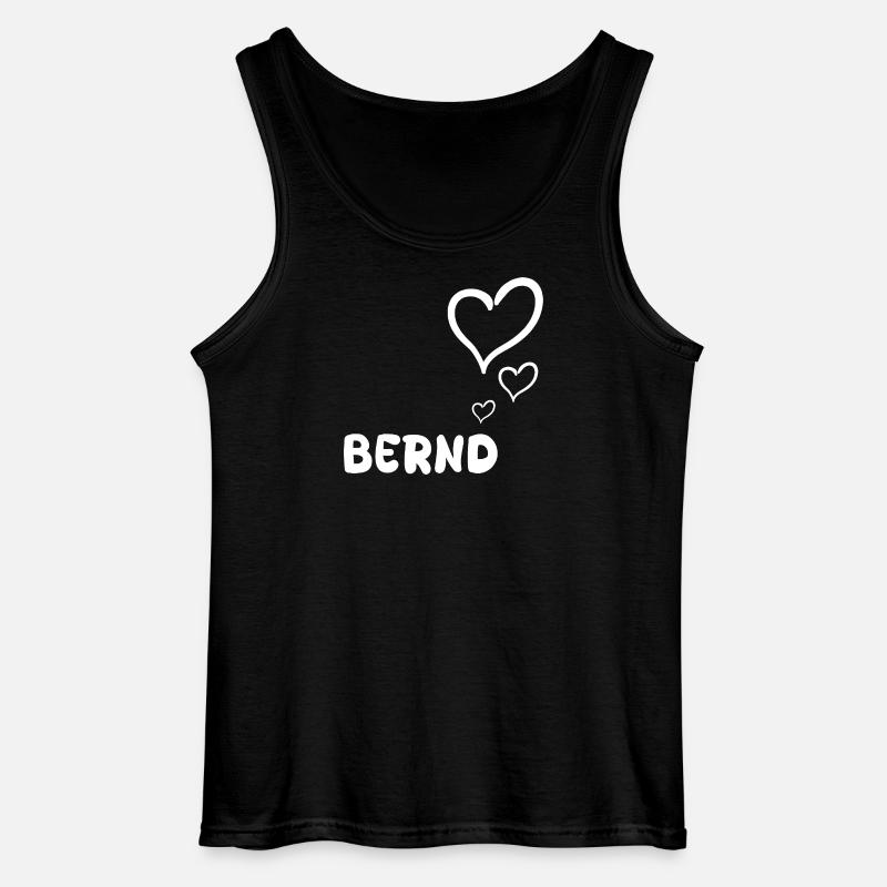 Bernd as a first name - Gildan Men’s Tank Top - black