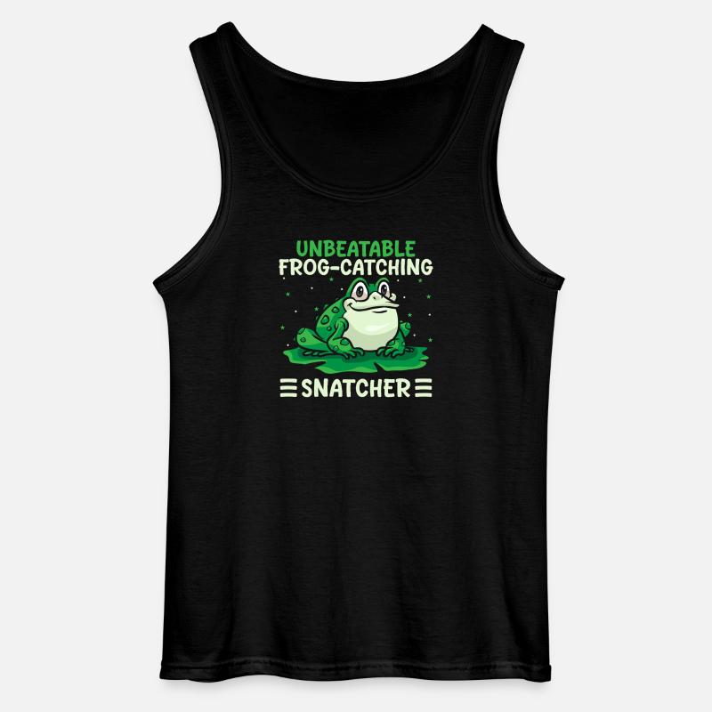 Frog Catcher Unbeatable Frog-Catching Snatcher - Gildan Männer Tank Top - Schwarz