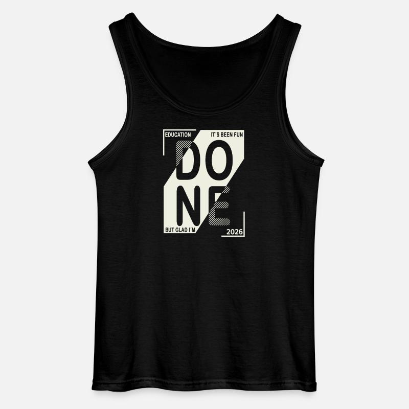 Done 2026 – Training completed design - Gildan Men’s Tank Top - black
