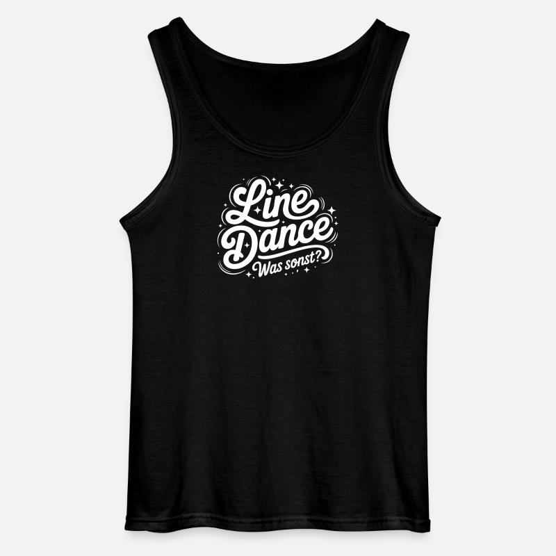 Line Dance Was Sonst? - Gildan Männer Tank Top - Schwarz