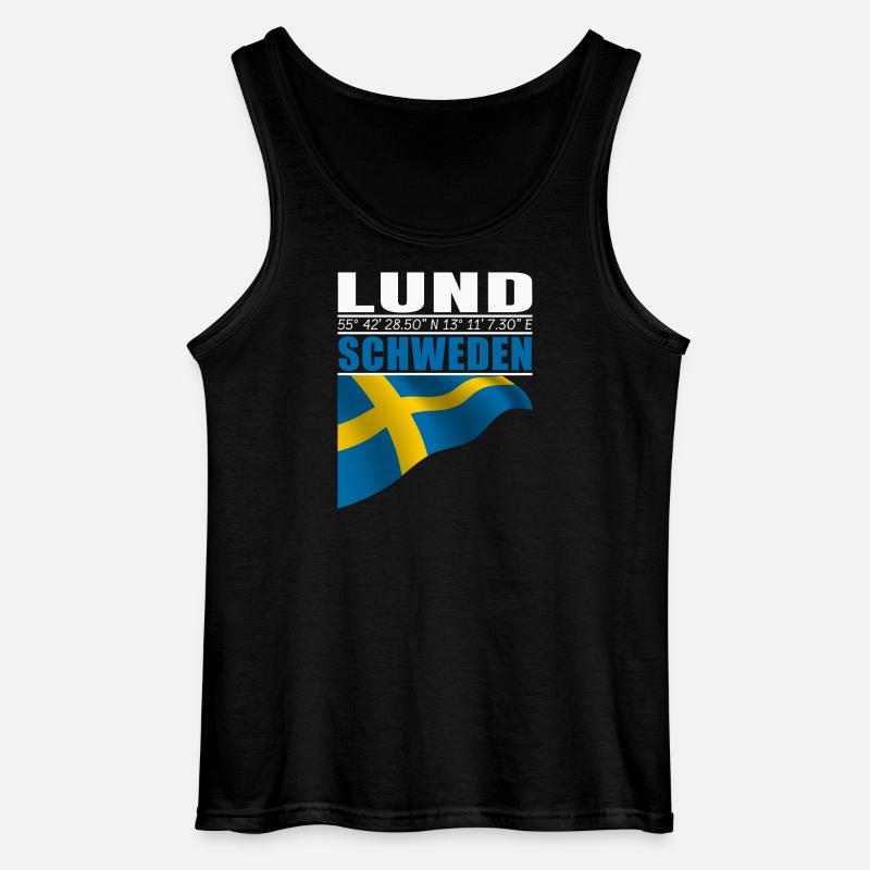 Lund - Gildan Männer Tank Top - Schwarz