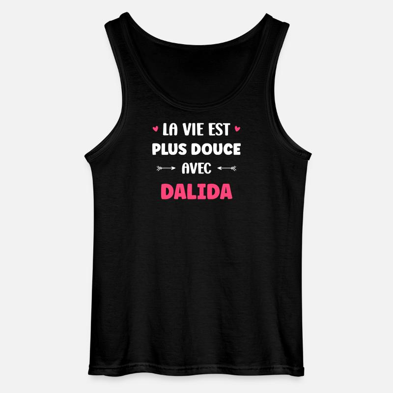 Dalida - Gildan Männer Tank Top - Schwarz