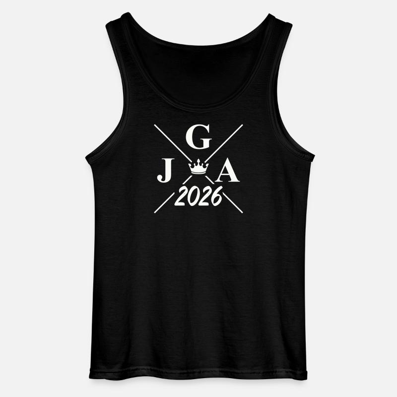 Jga 2026 Logo - Gildan Männer Tank Top - Schwarz