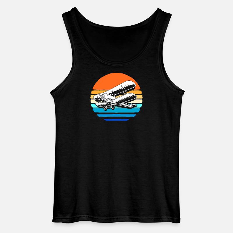Modellflugzeug Modellflug - Gildan Männer Tank Top - Schwarz