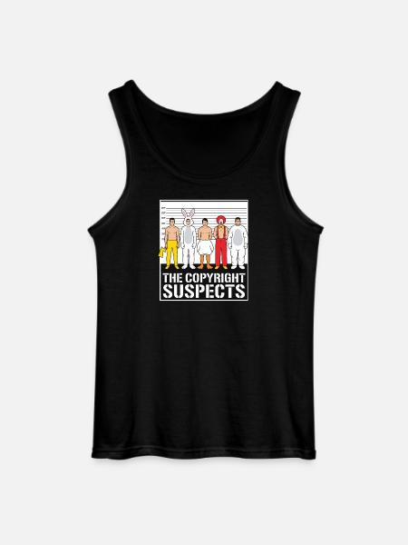 the copyright suspects - Gildan Men’s Tank Top - black