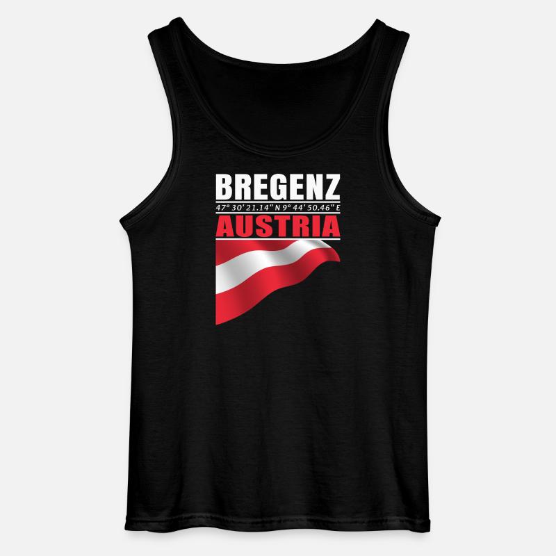 Bregenz - Gildan Men’s Tank Top - black